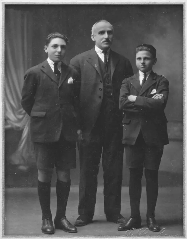 Paco Lafuente dan putranya 1922.