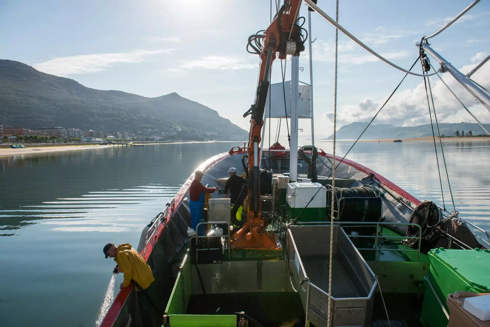 Pesca de anchovas Cantábria.