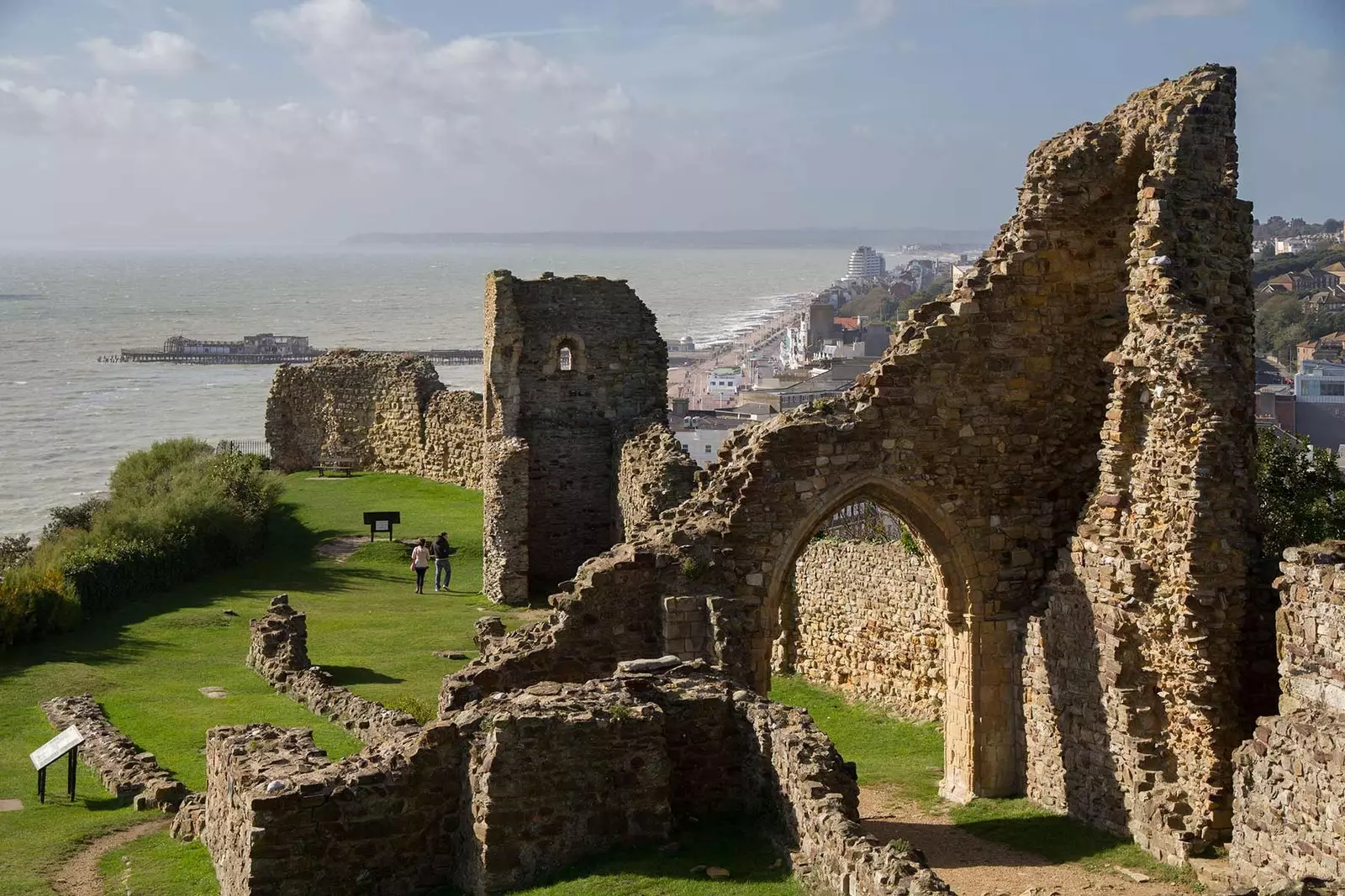 Vues du château de Hastings