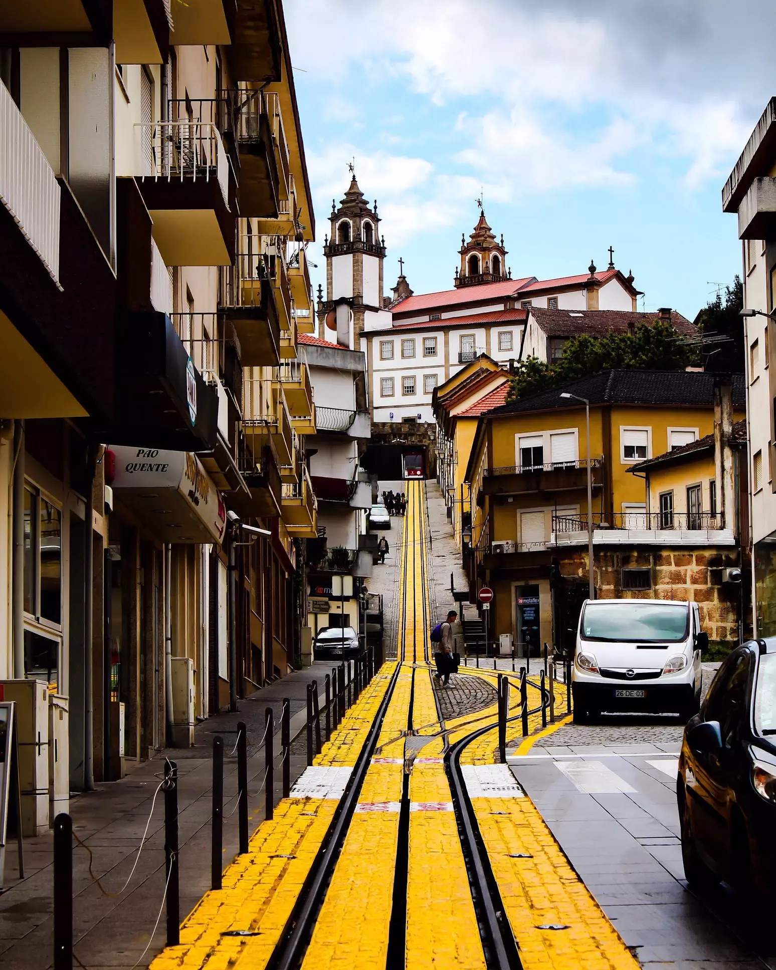 Viseu kabelbanen når Largo da S .