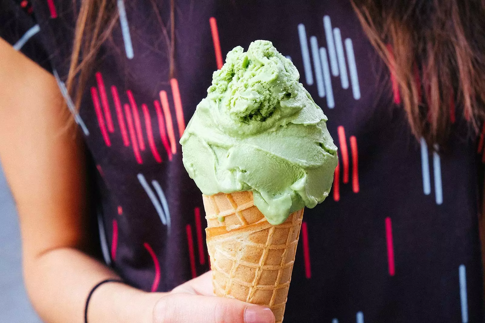 Matcha-Grüntee-Eis