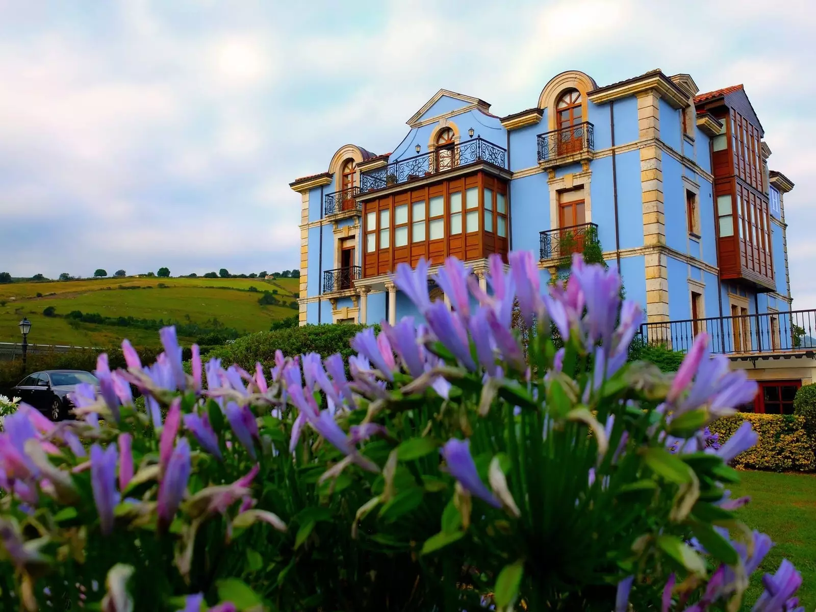 Quinta de Villanueva et af de huse, der kom fra havet.