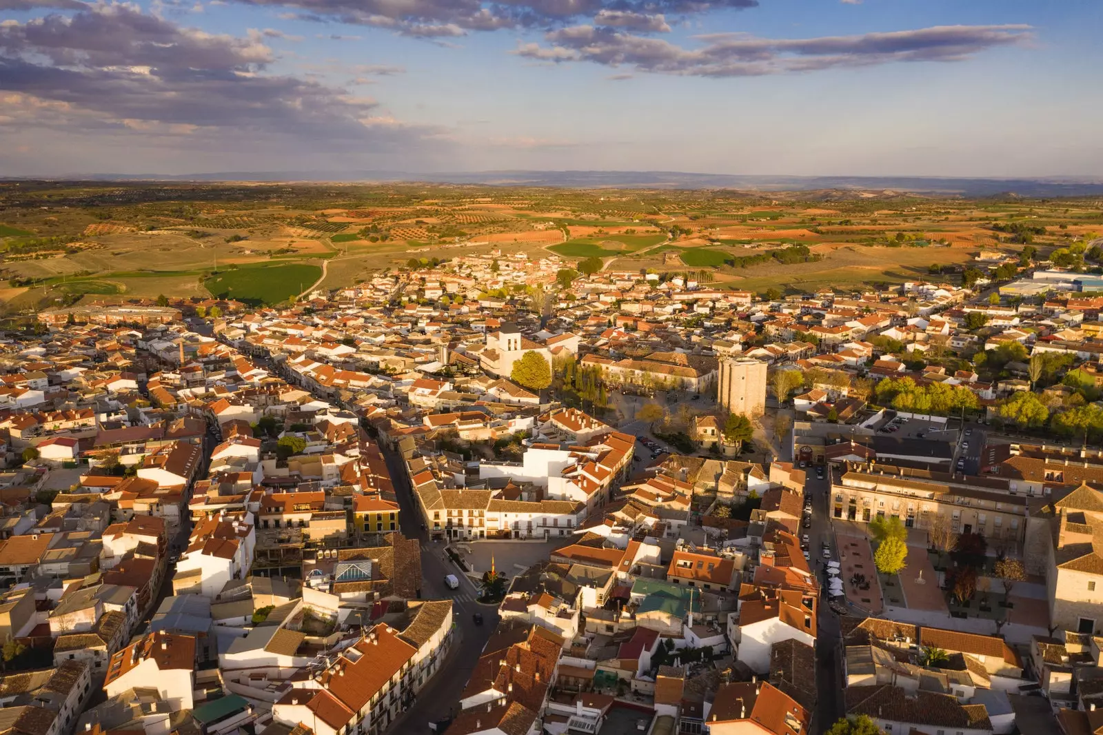 Panorāmas skats uz Villarejo de Salvans.