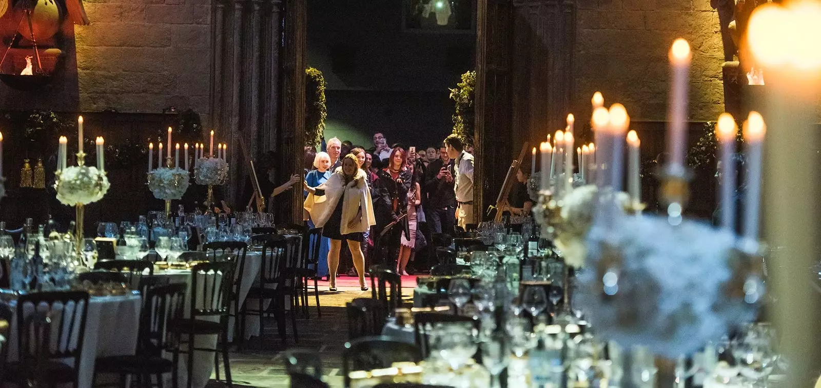 Romantisches Abendessen in der Großen Halle von Hogwarts