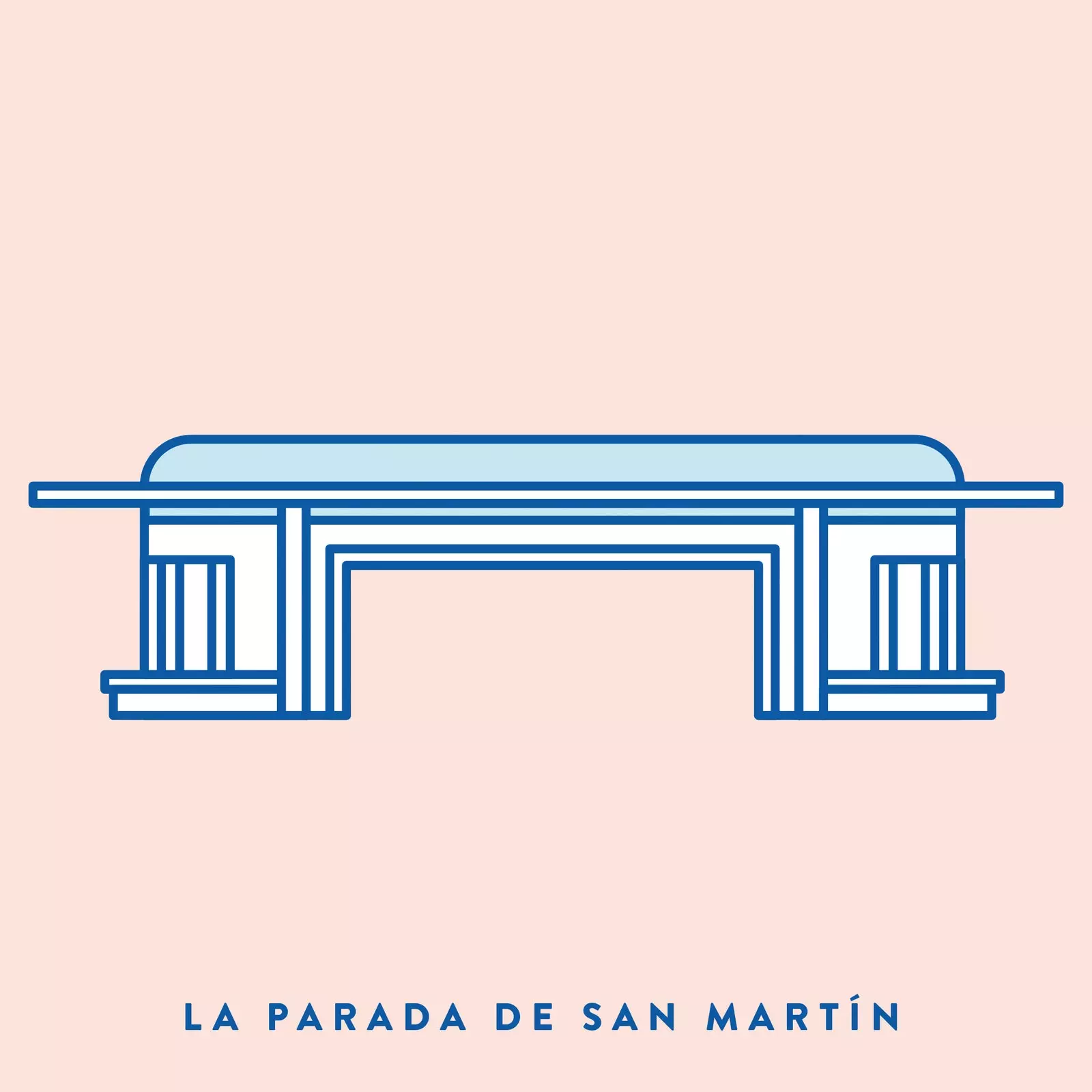 The San Martin bus stop.