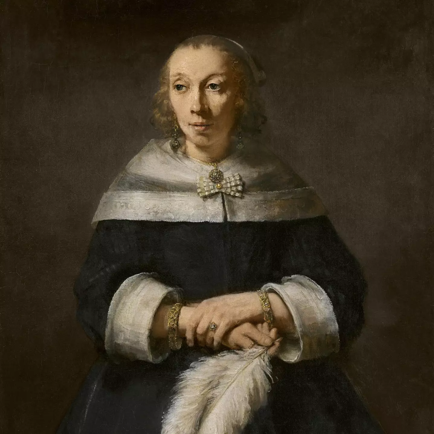 Portrait of a Lady Possibly Maria Van Sinnick