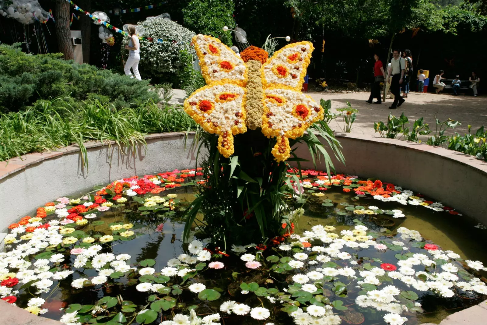 Blomsterfestivalen i Girona.