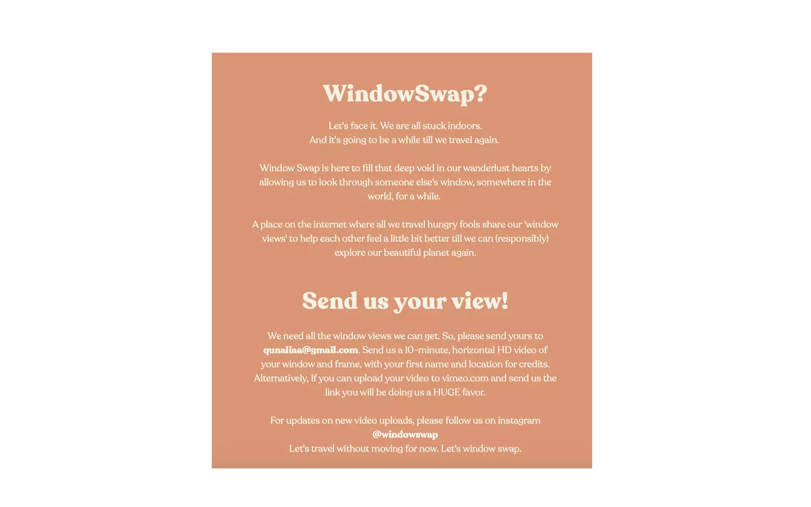 Window Swap တွင် သင့်ဝင်းဒိုးကို မျှဝေရန် ညွှန်ကြားချက်များ