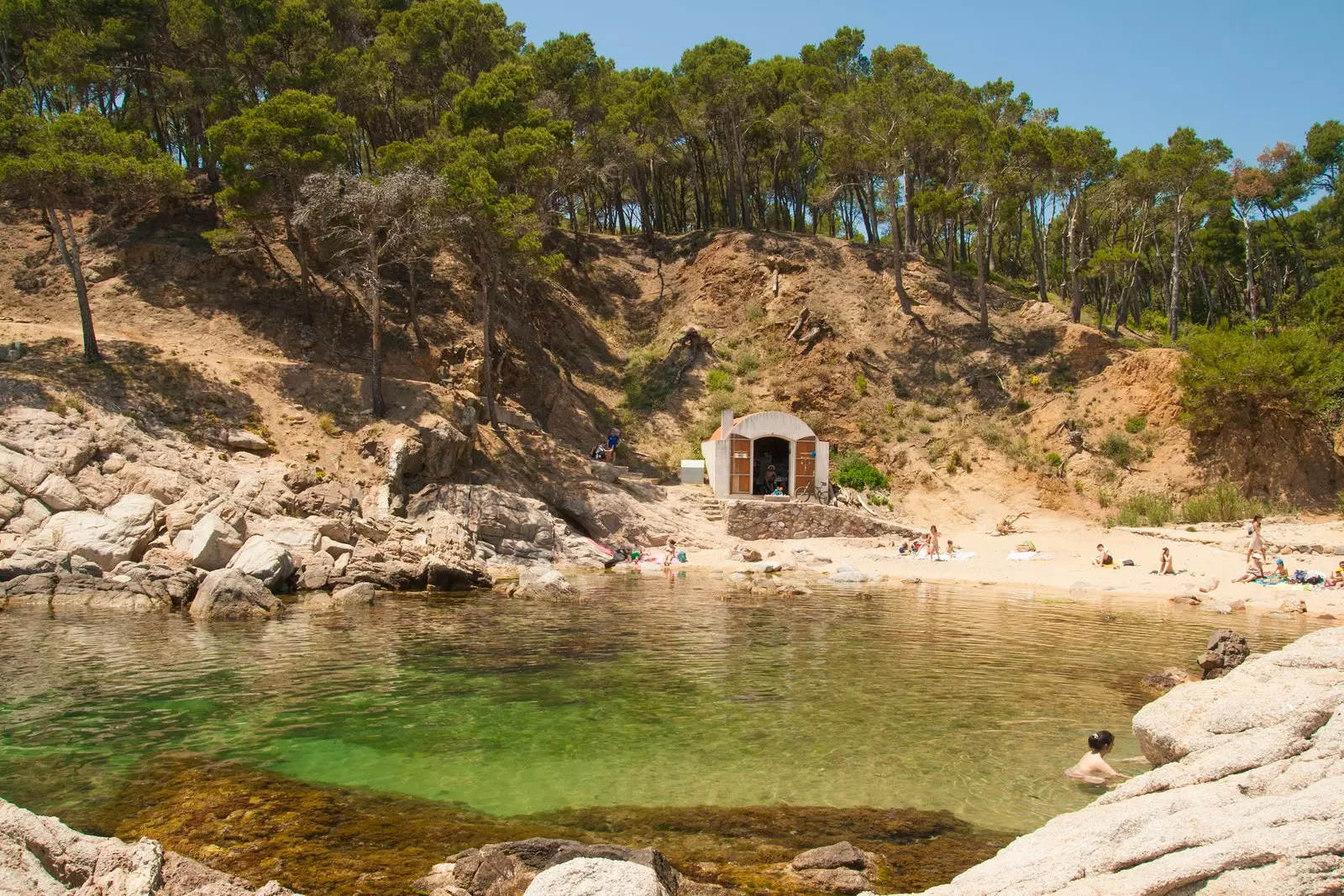 Cala Estreta sur la Costa Brava