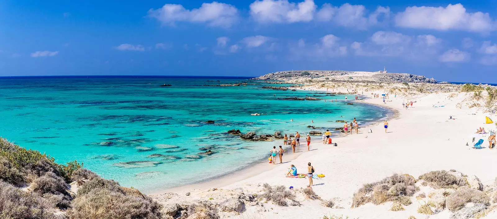 Strand von Elafonisi auf Kreta