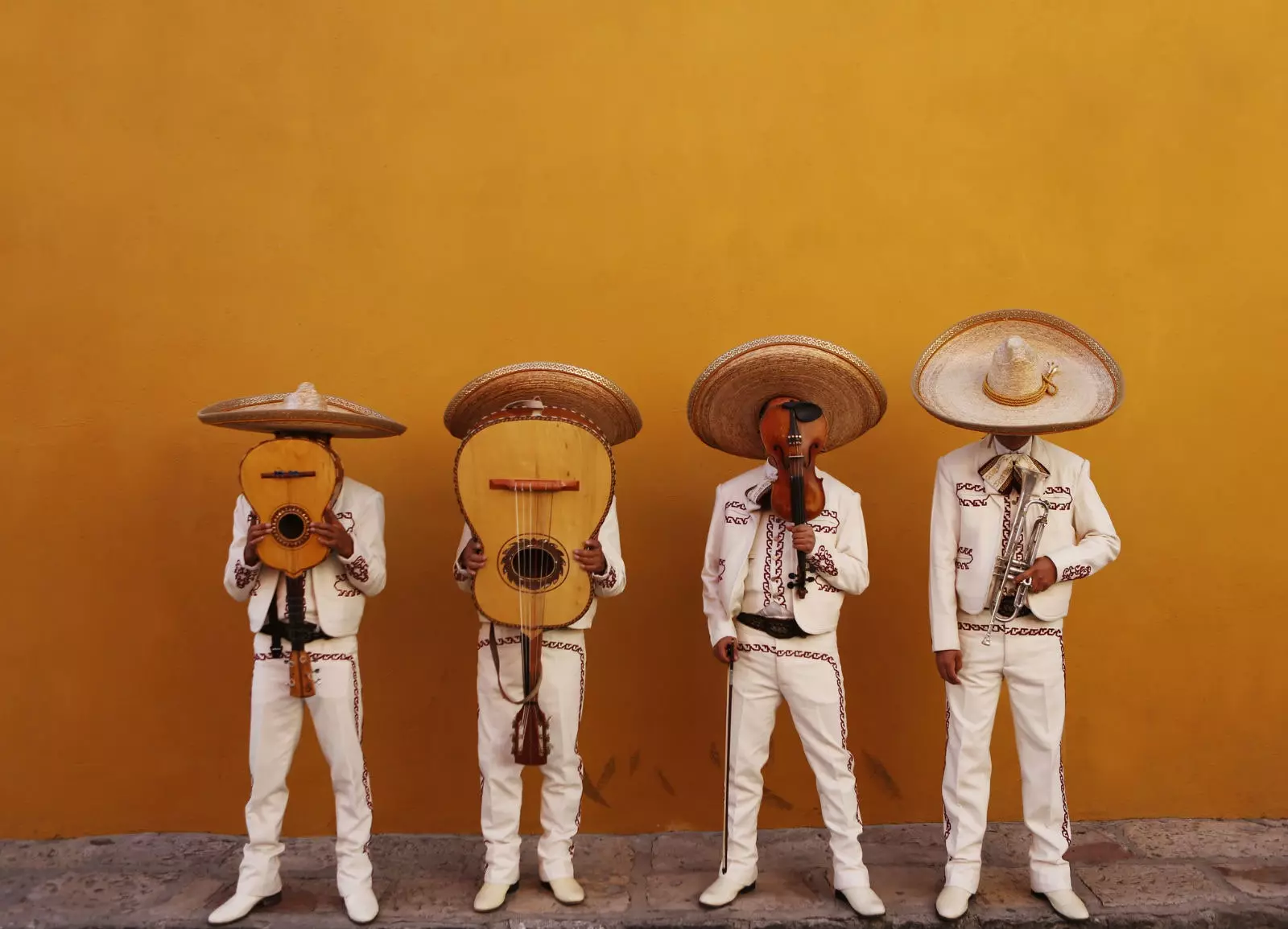 Mariachis sú klasikou v San Miguel.