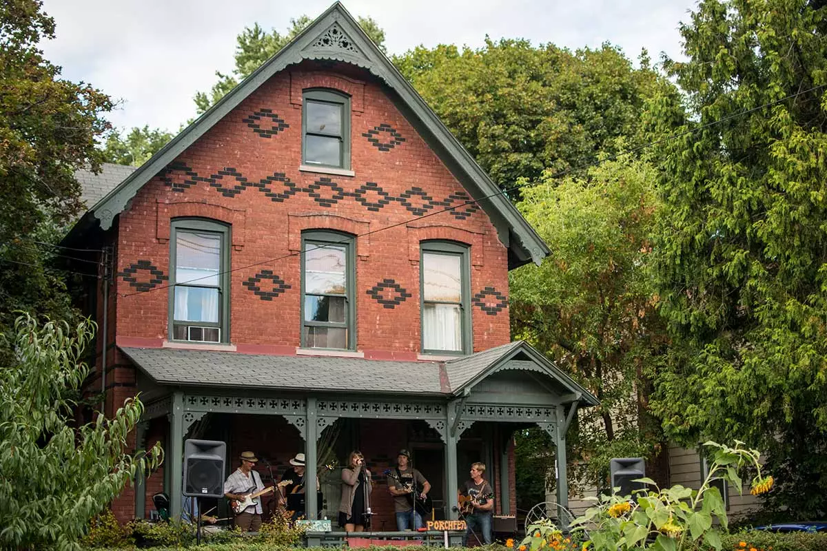 Porchfest i Ithaca