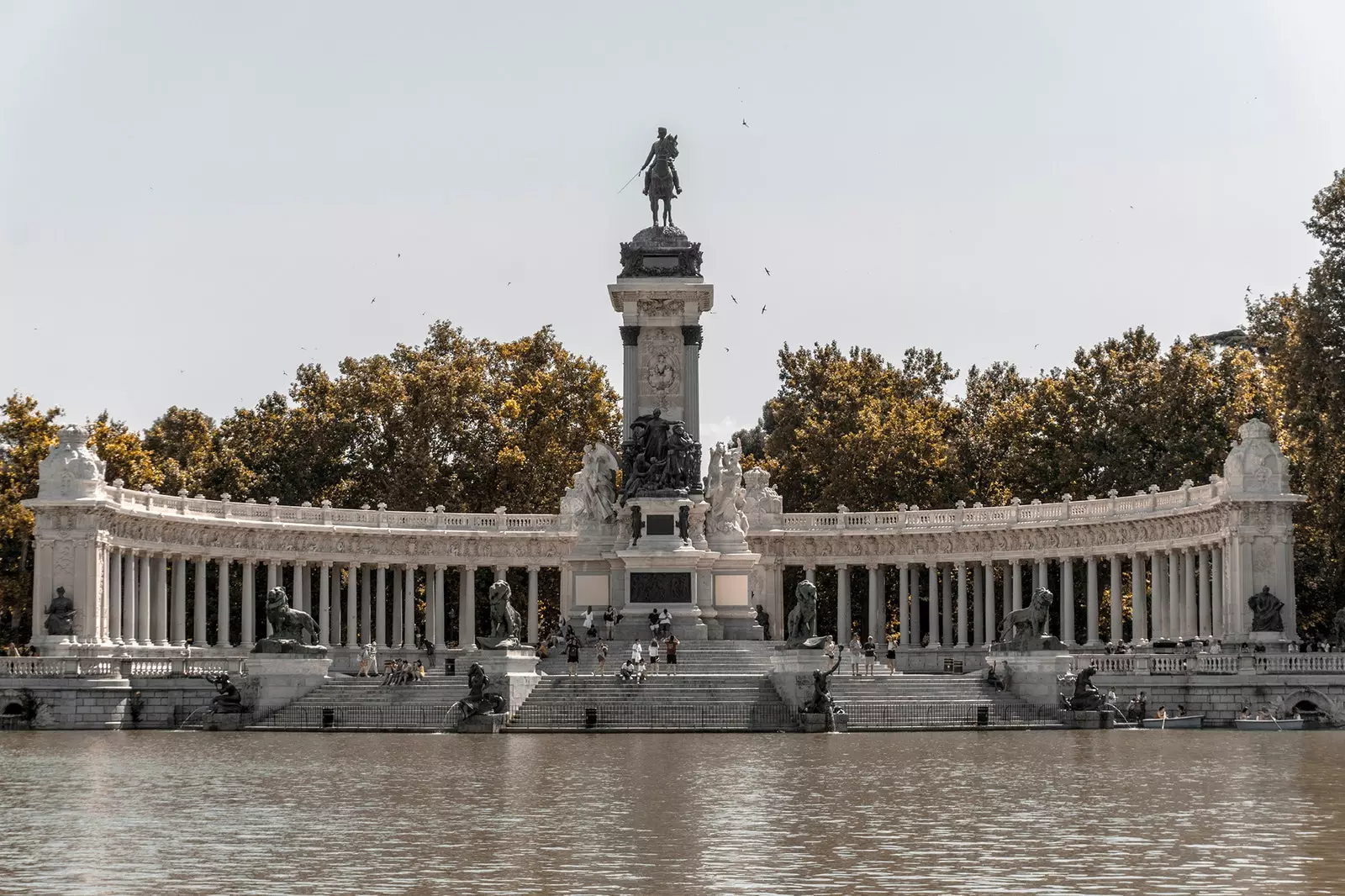 Teich Retiro Madrid