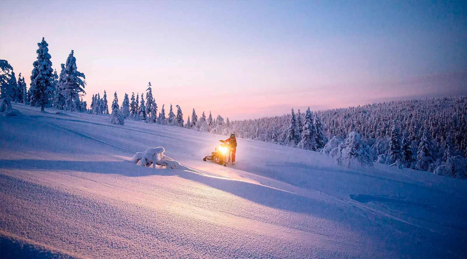 Snowmobile am Lappland