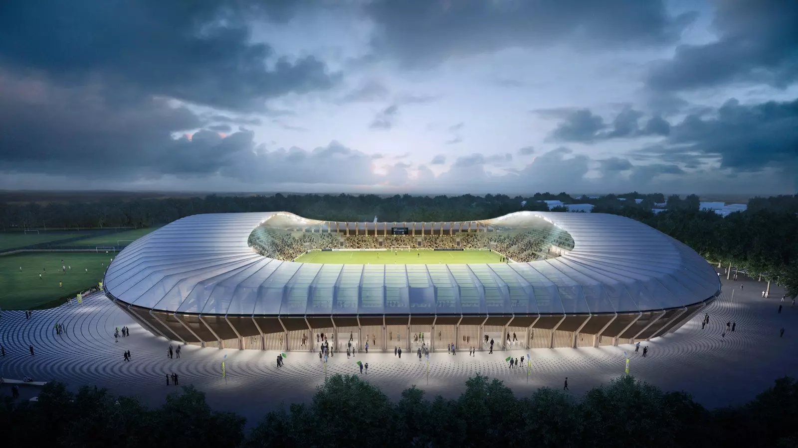 Byggingen av stadion starter i 2021