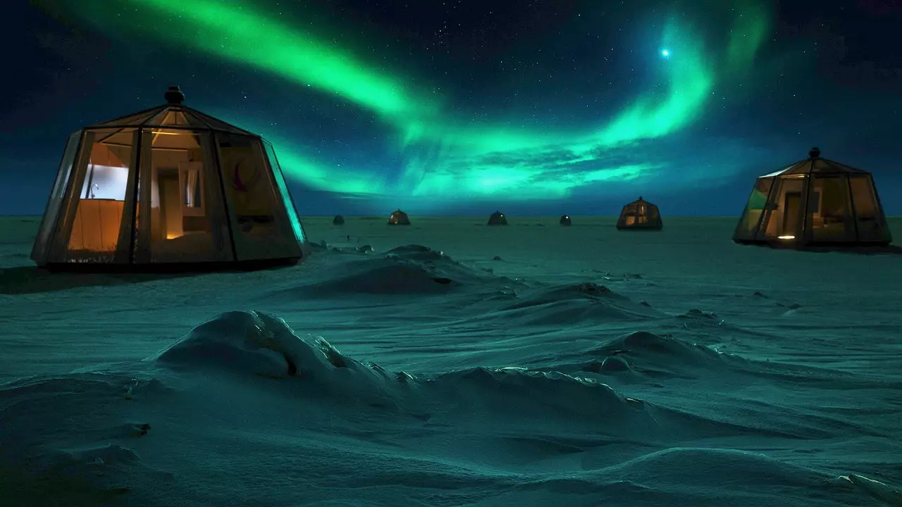 Once in a lifetime: the pop up hotel from which you will see the northern lights at the North Pole