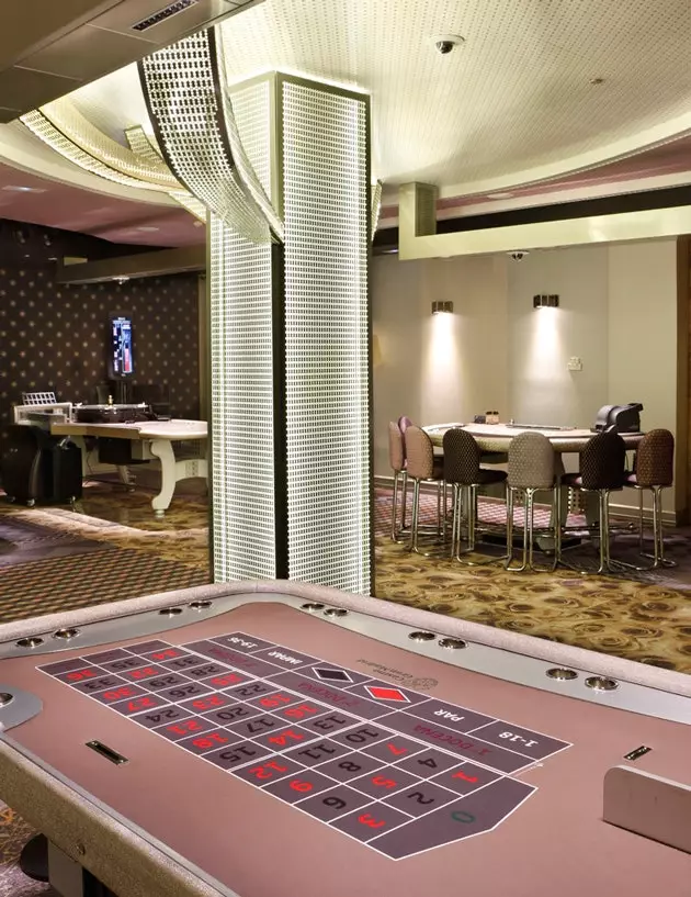 L'une des tables de jeu du casino Gran Madrid Colón.