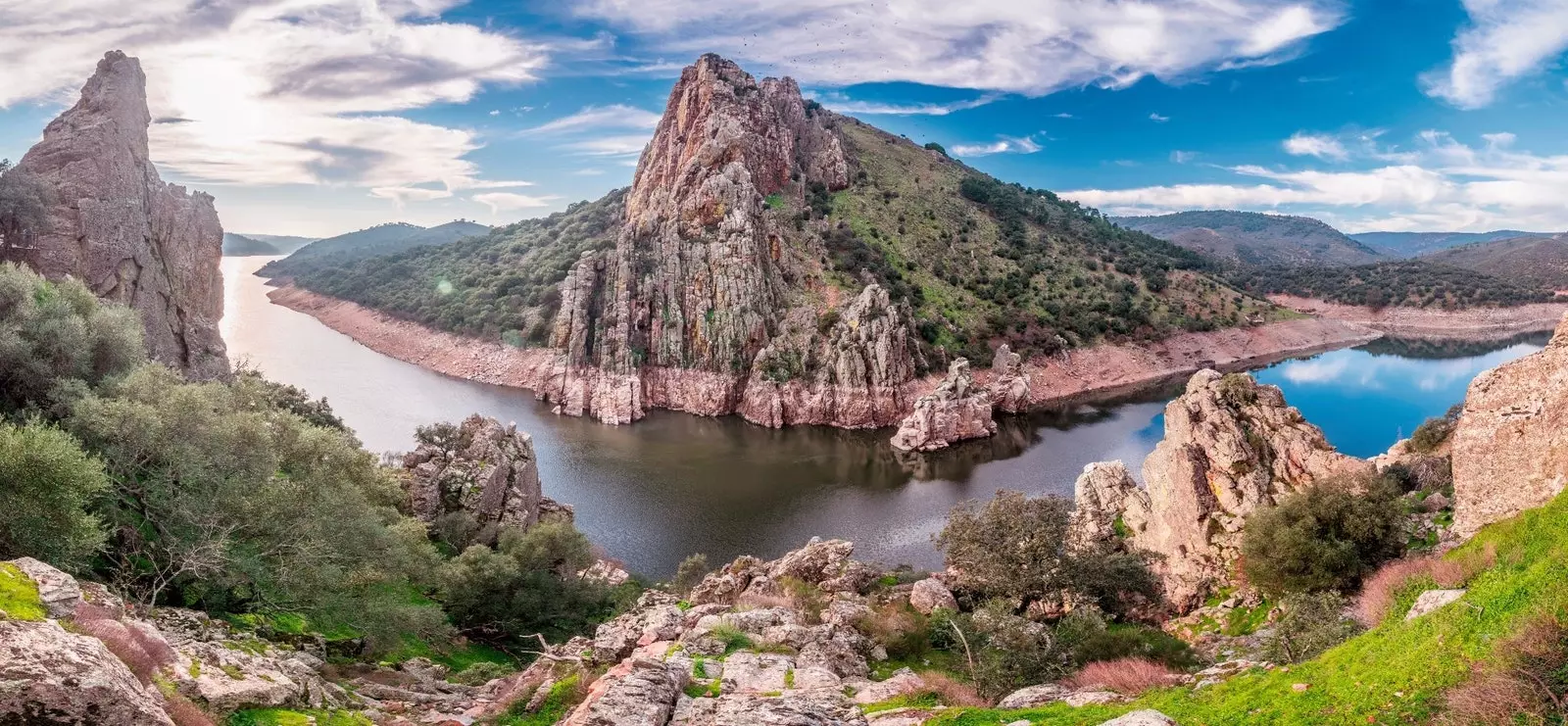 Salt del gitano a Monfragüe.