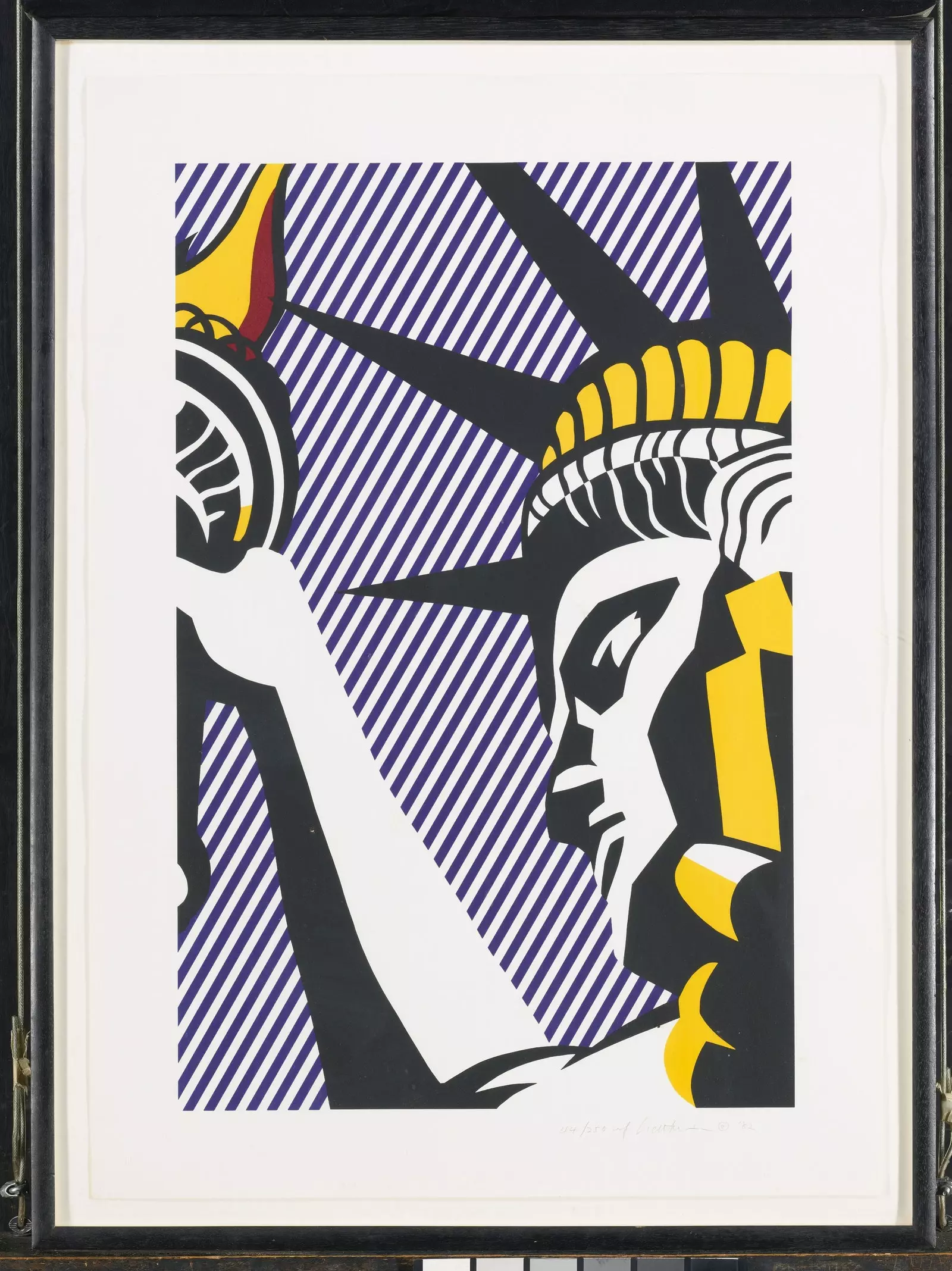 'I love freedom' av Roy Lichtenstein i utställningen 'The American Dream. Från pop till idag'.