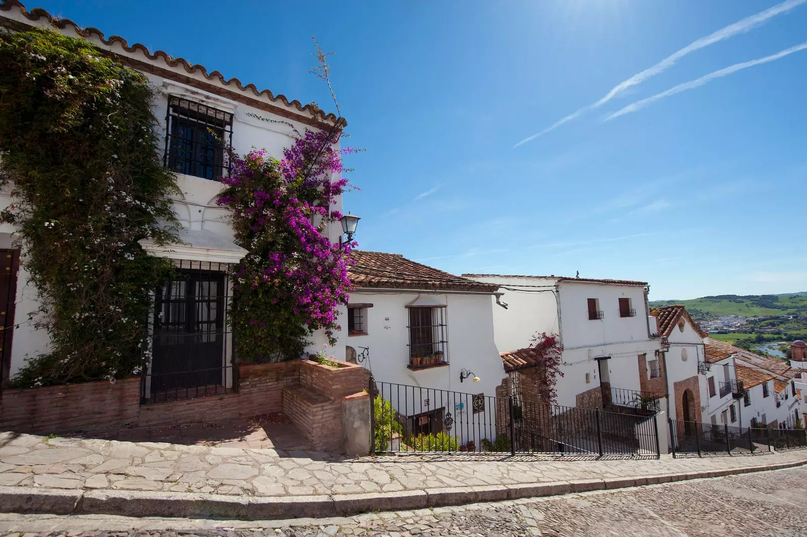 Ulice v Jimena de la Frontera Cádiz.