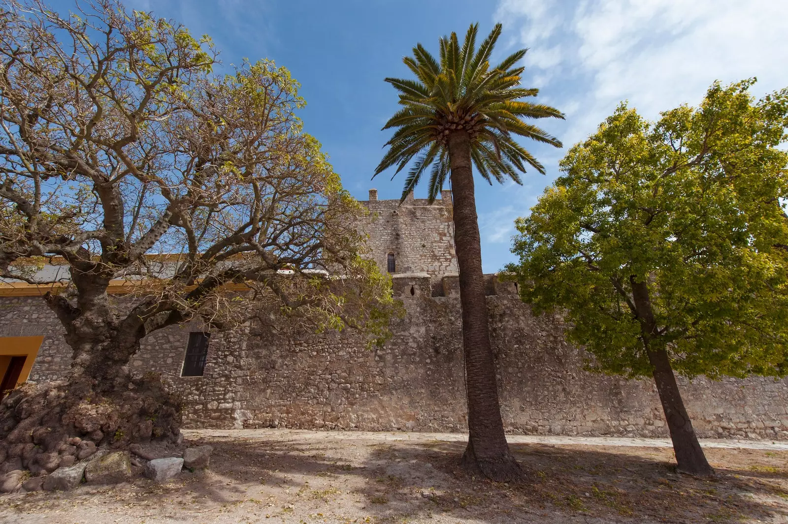 Utsikt over slottet Gigonza i San Jose del Valle Cdiz.