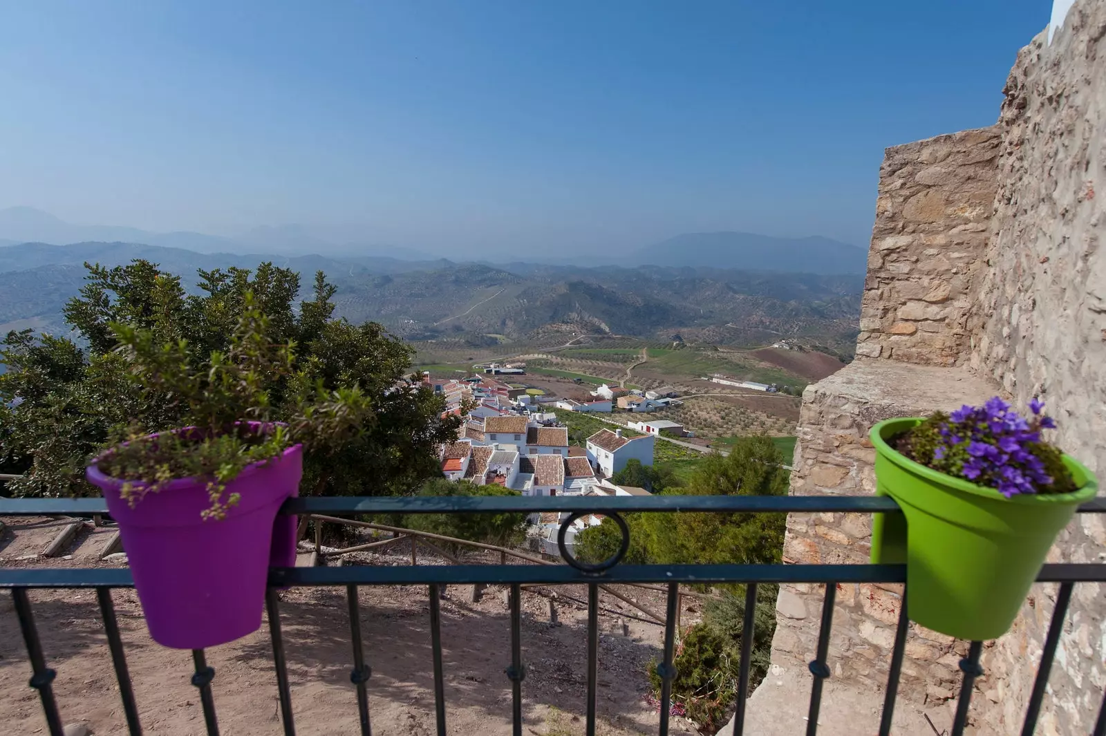 Vistas de Olvera em Cádiz.