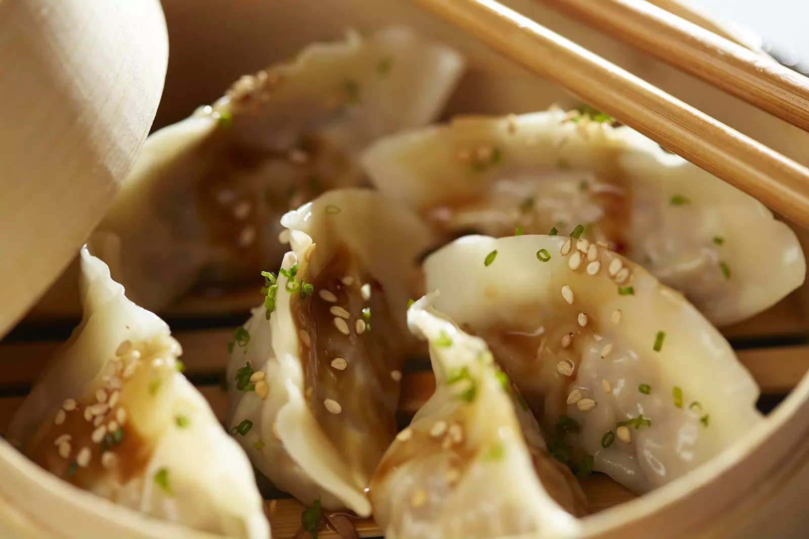 Il-carn d'olla gyozas.