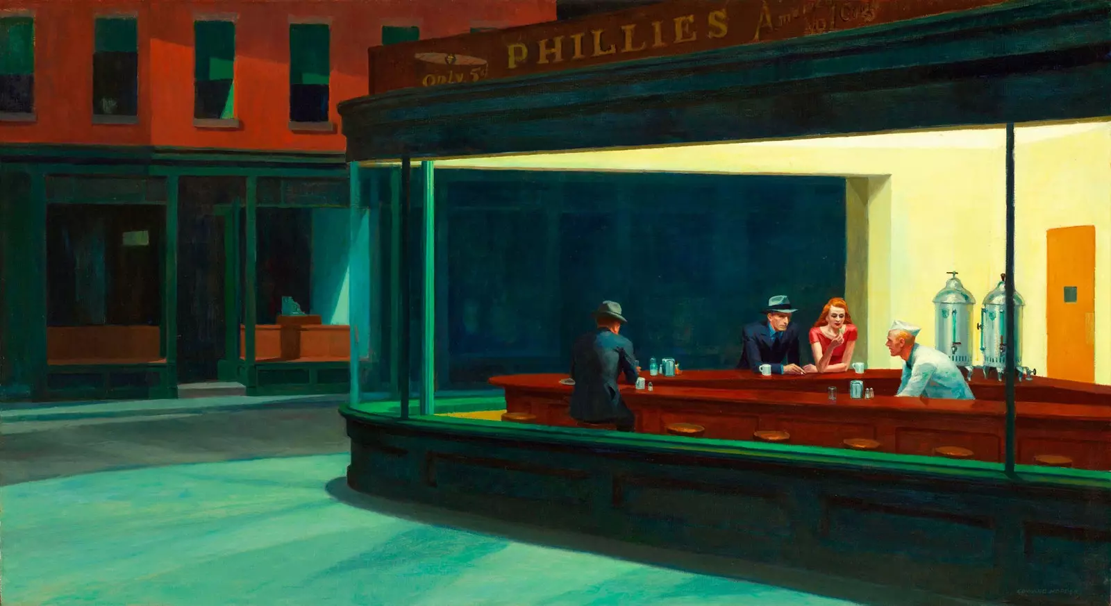 Сафар ба расм: 'Nighthawks', аз ҷониби Эдвард Хоппер 26262_2