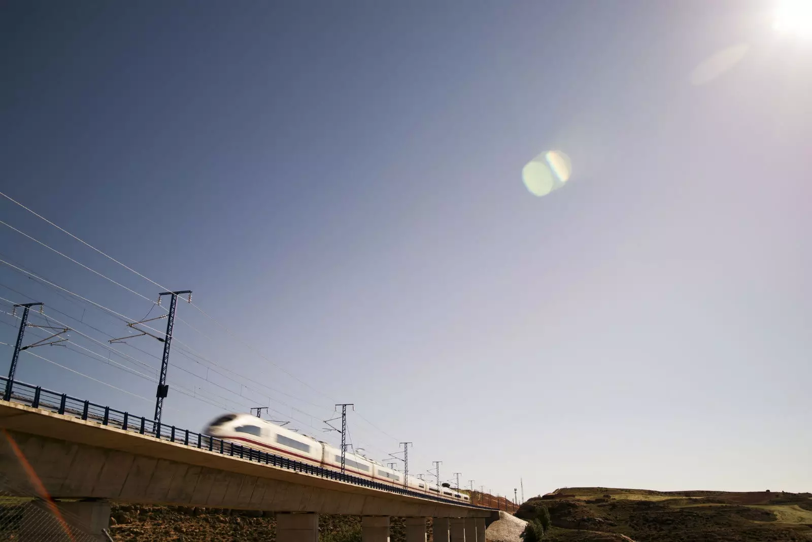 L'Espagne et ses trains en tête.