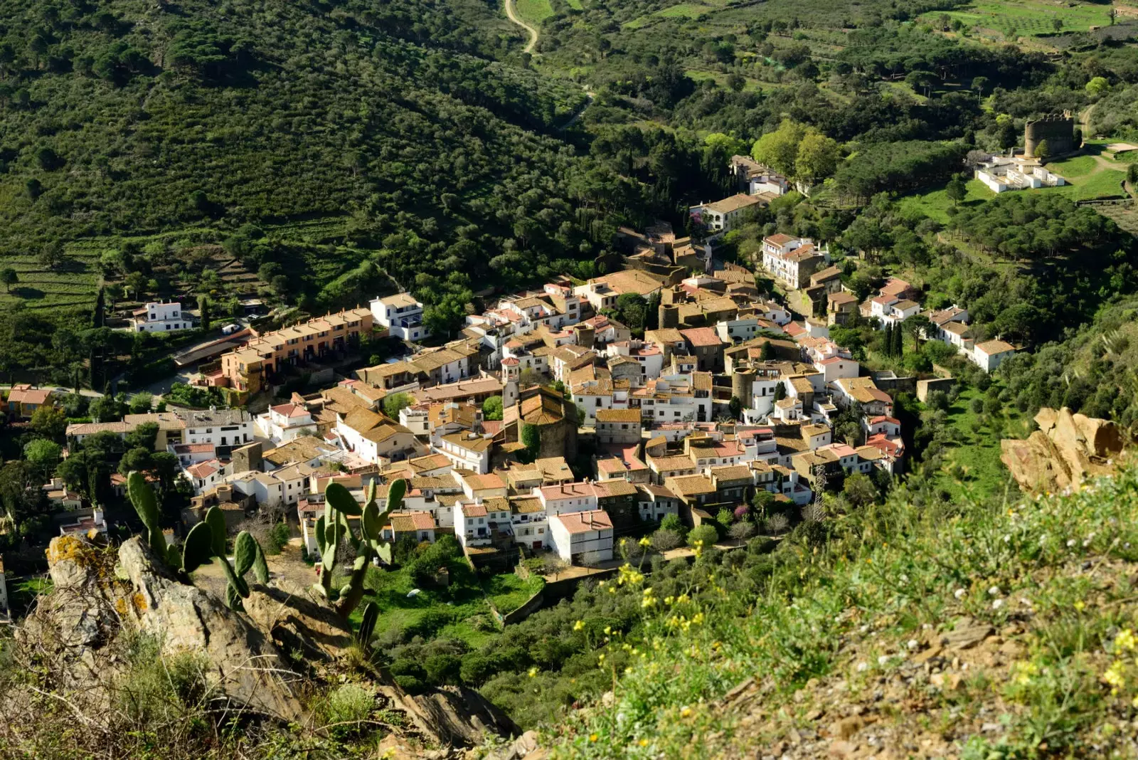 Selva de Mar sur la Costa Brava est l'une des petites villes que l'on peut trouver sur la carte.