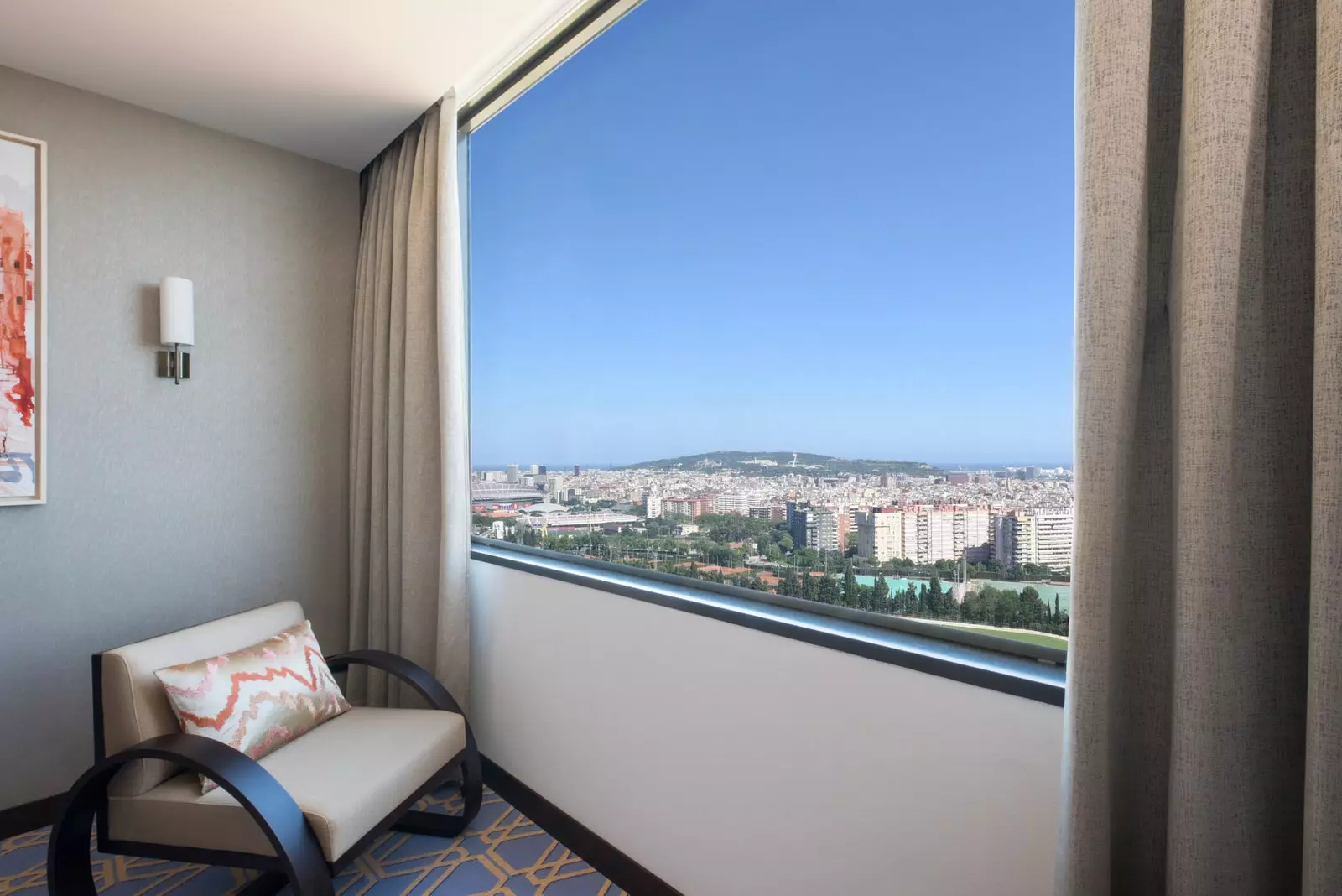 اتاق هتل Fairmont Barcelona