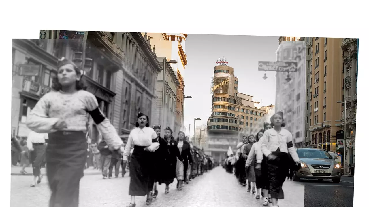 Madrid, comme tu résistes bien !, l'exposition photographique qui oppose le Madrid de la guerre et celui d'aujourd'hui