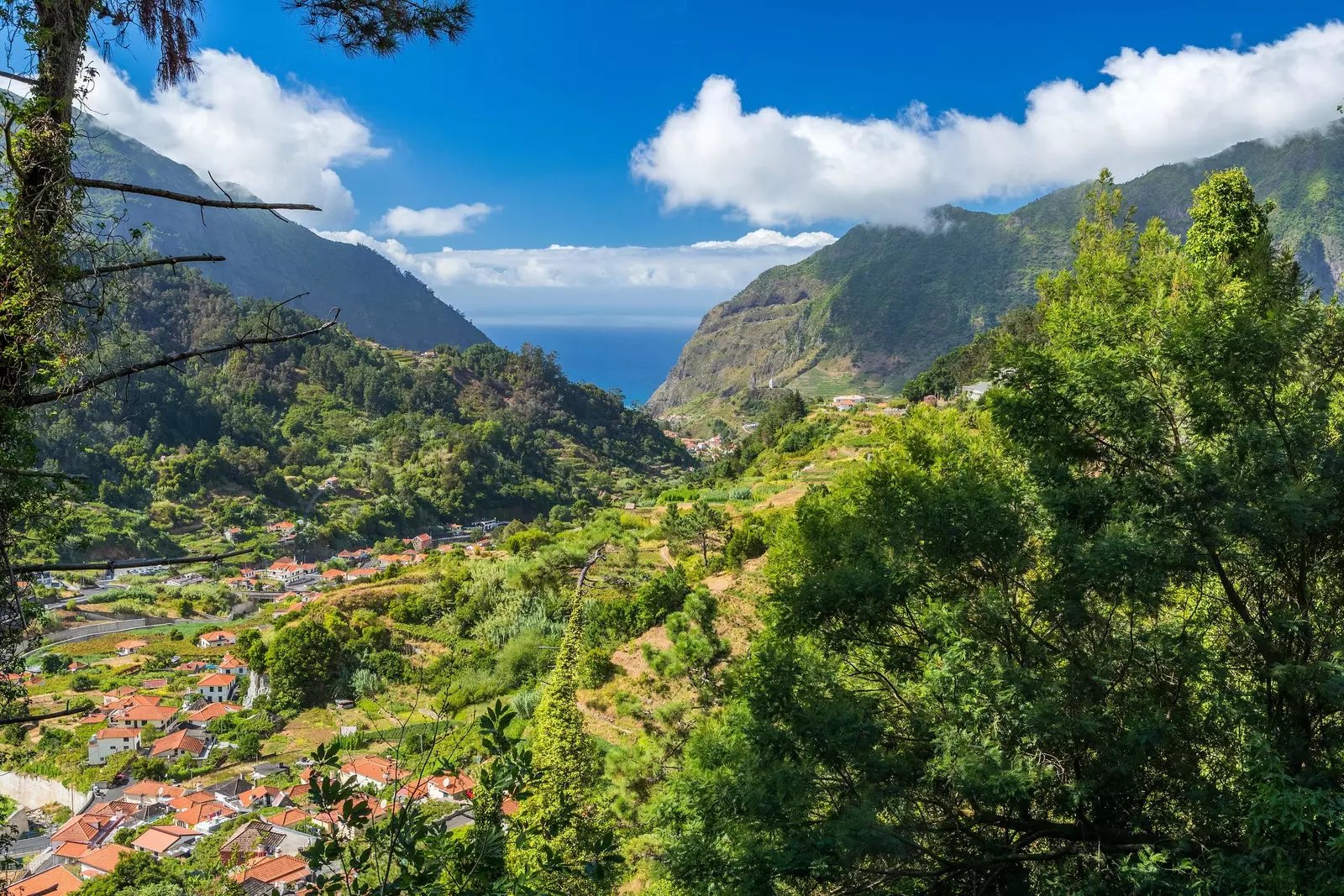 Sao Vicente yakınlarındaki manzara.