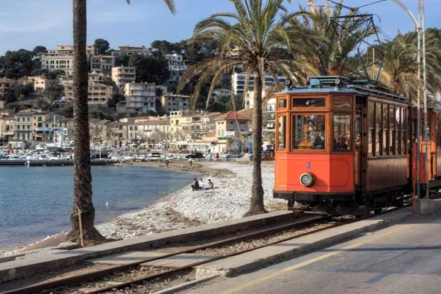 Sóller amb un tren històric