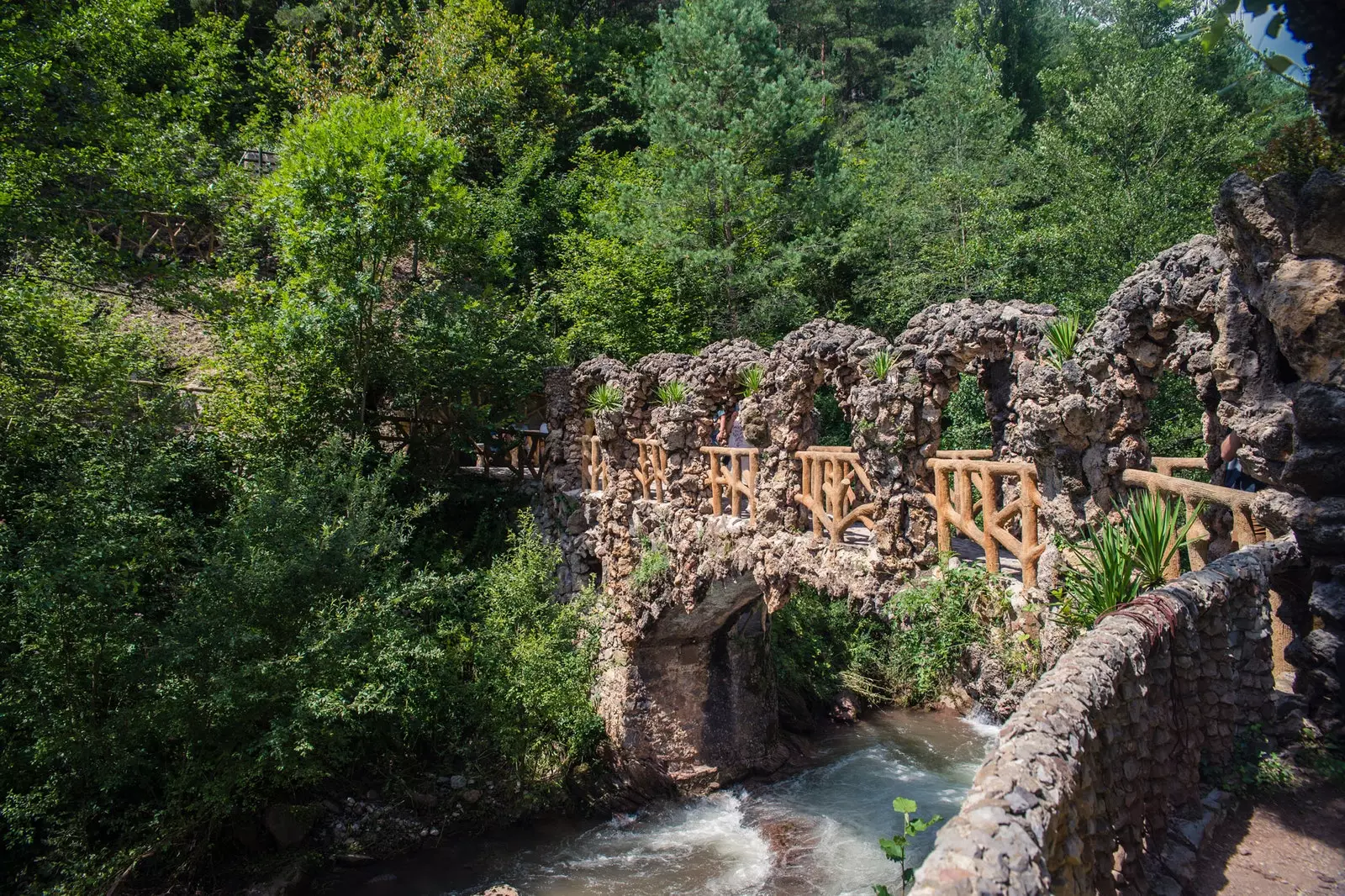 Gaudí's Artigas Gardens in La Pobla de Lillet.