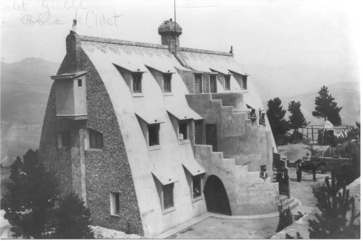 Stara fotografija Xalet del Catllaràs La Pobla de Lillet.