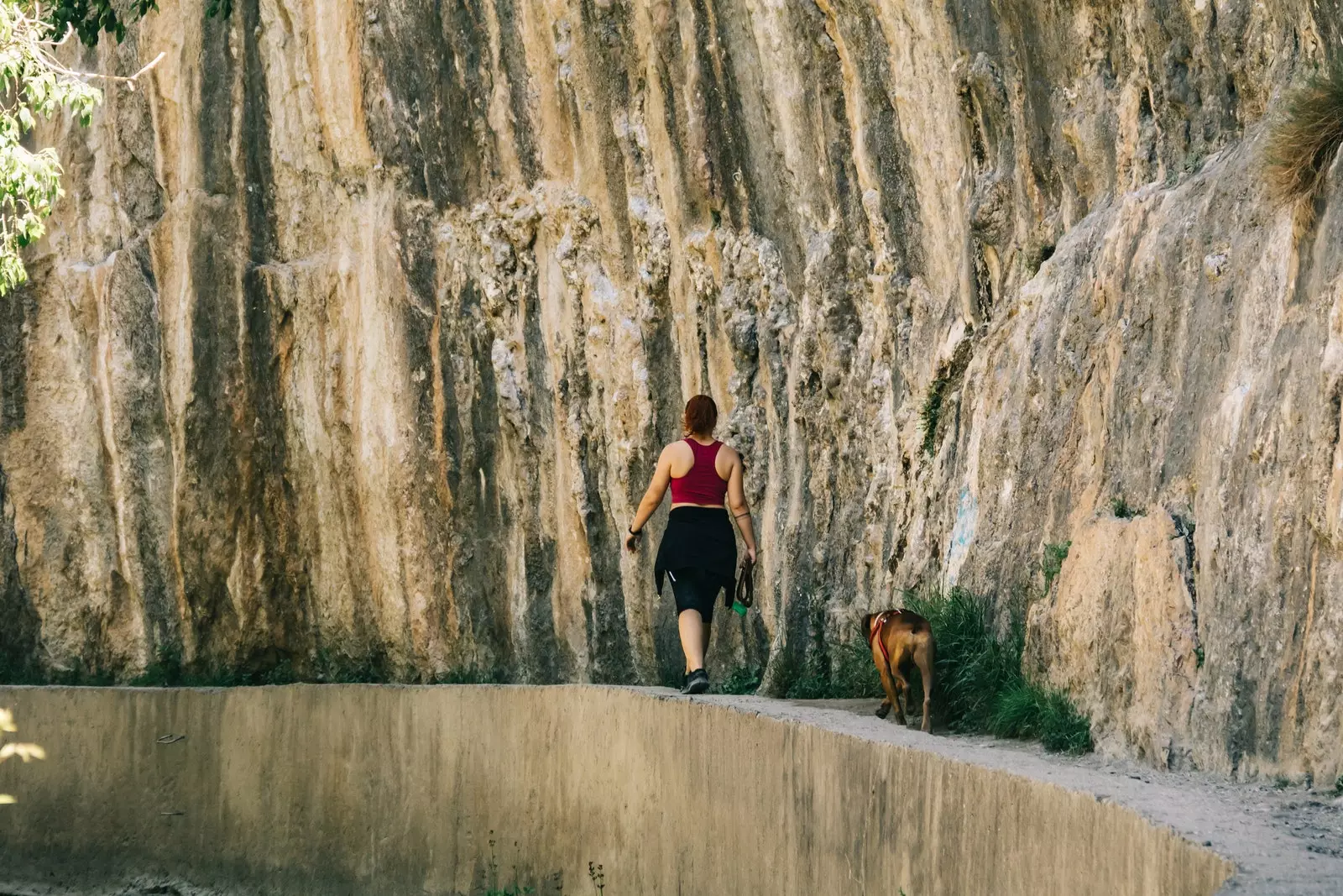 Le tracé des canaux d'irrigation de Monachil