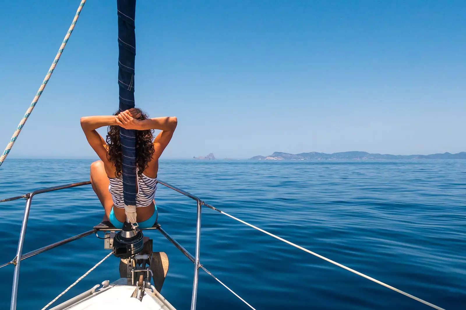 Καθ'οδόν μέσω Formentera 37 χιλιόμετρα δρόμου και χωρίς φανάρια