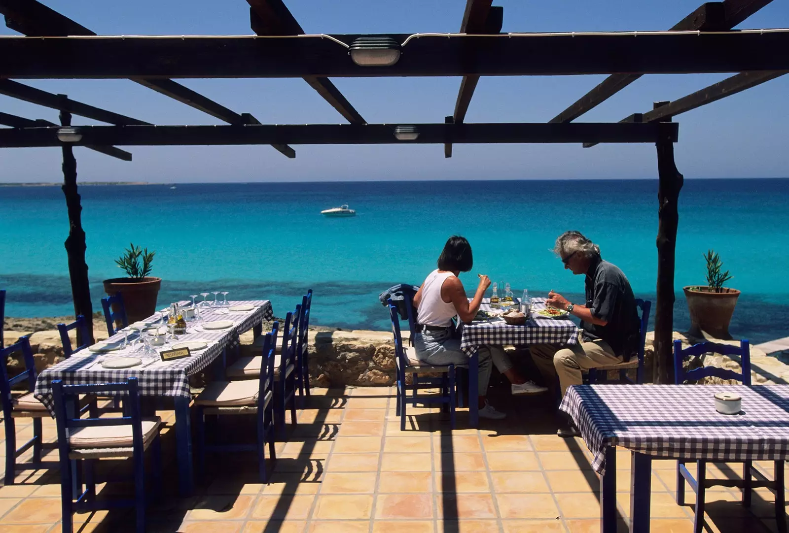 En route through Formentera 37 kilometers of road and no traffic lights