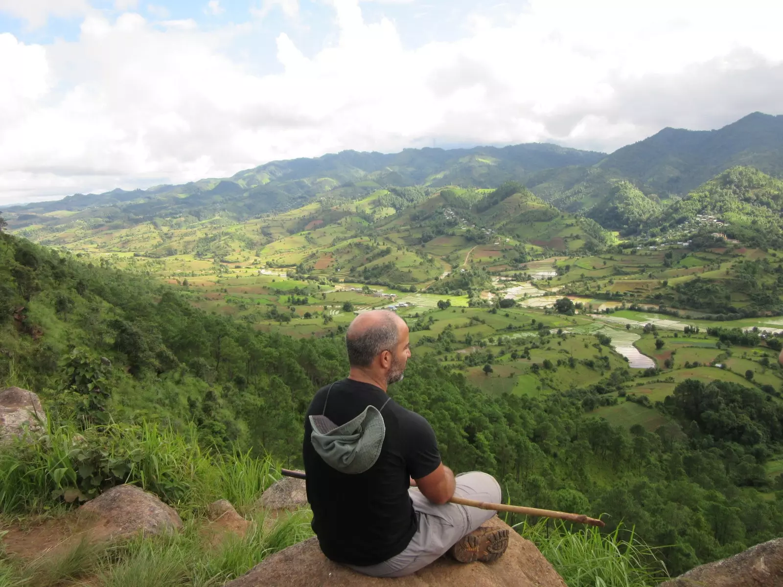 David Escribano på sine rejser i Myanmar