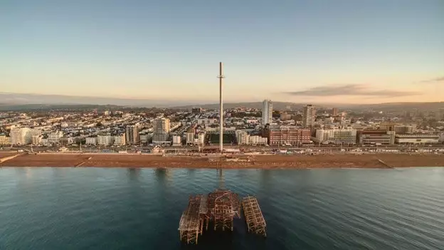 Det højeste og tyndeste mobile observationstårn i verden åbner dørene til sommer