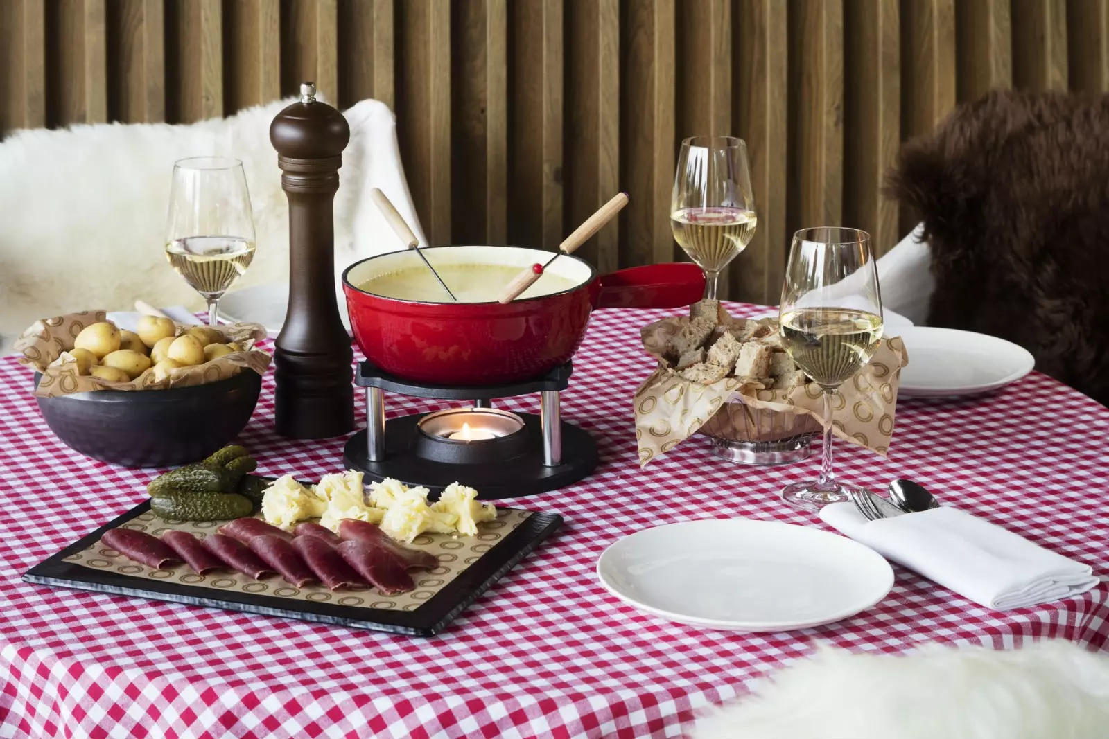 De fondue staat klaar bij The One.