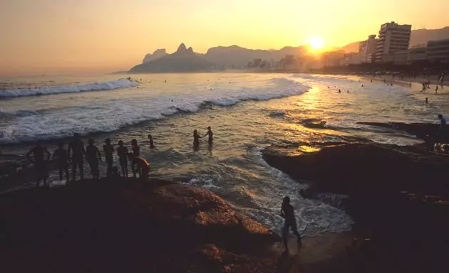 Tramonto su Rio de Janeiro