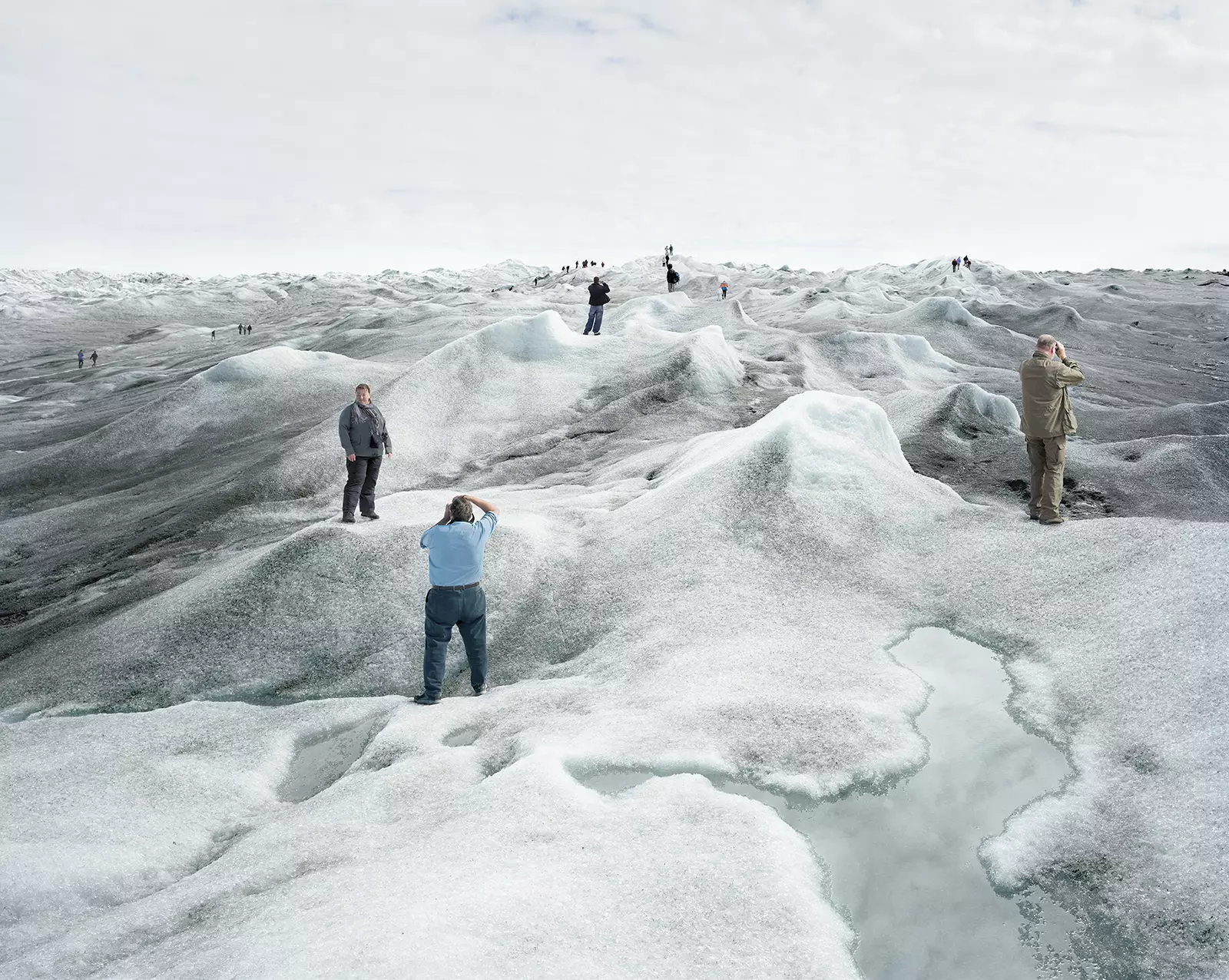 Olaf a fotografiat topirea Arcticii de 14 ani.