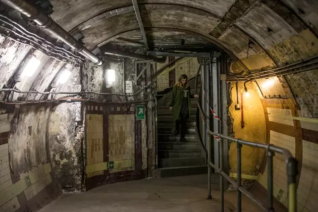 O abrigo de Churchill no metrô de Londres pode ser visitado