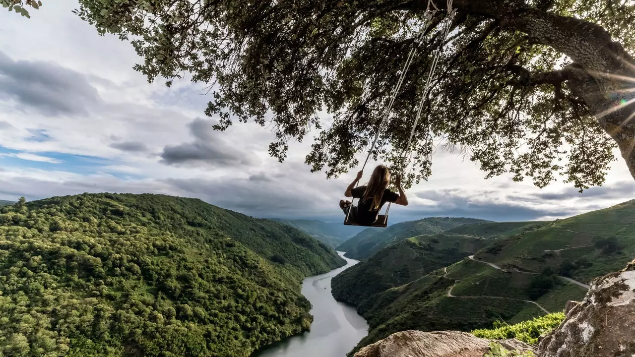 La balançoire galicienne où tout le monde veut être photographié