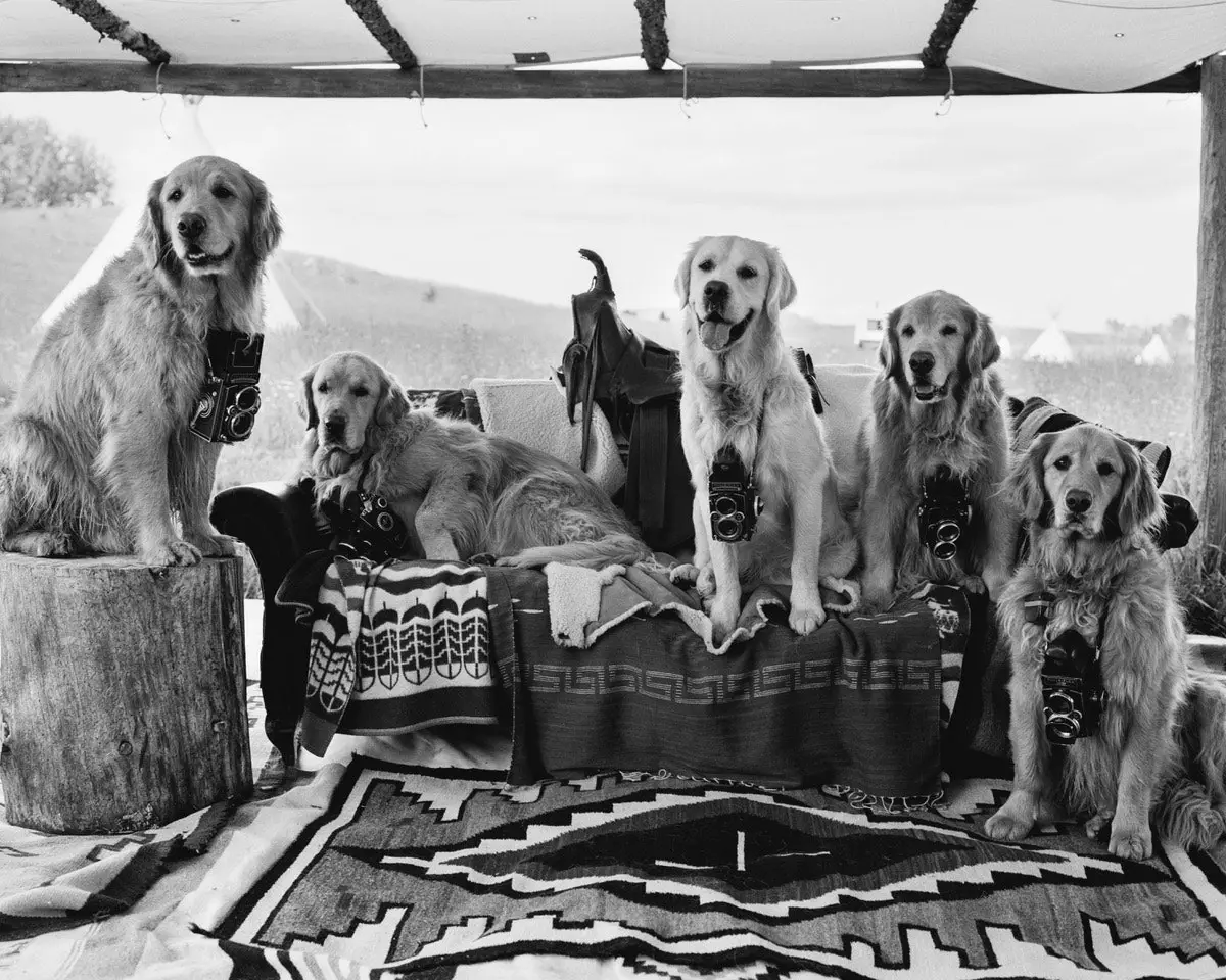 The Official Meeting of the Montana Rolleiflex Camera Club Little Bear Ranch Montana 1997.