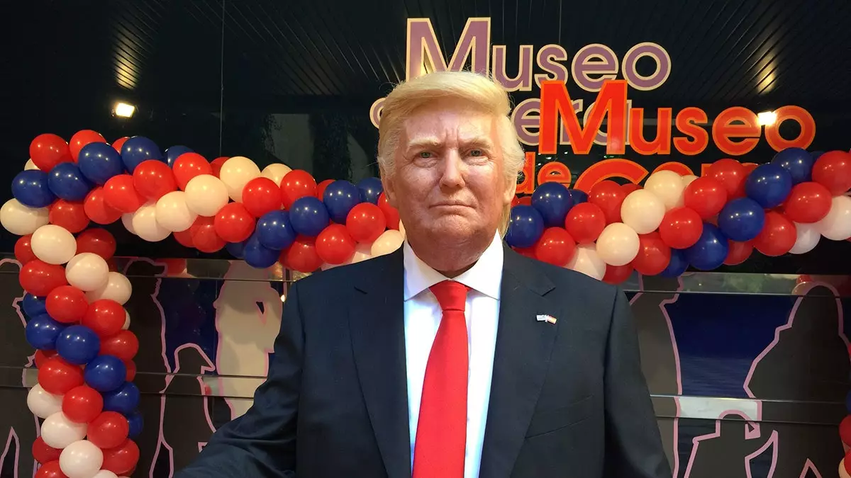 Donald Trump arriba al Museu de Cera de Madrid