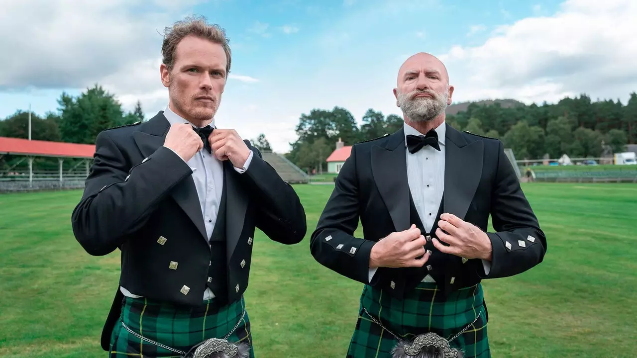 "Men in Kilts": ceļojums pa Skotiju ar filmas "Outlander" zvaigznēm