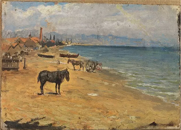 Бич Барселонета 1896 © Пикассо